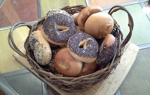 Along with the tasting, guests have a chance to win a bagel-making workshop at Bake Your Own Amazing Bagels. Photo courtesy of Bake Your Own Amazing Bagels.