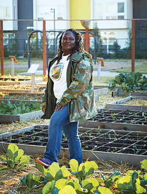 Kelly Carlisle, an East Oakland native and military veteran, founded the Acta Non Verba Youth Urban Farm in 2010 to empower kids through farming. Photo: David Fenton