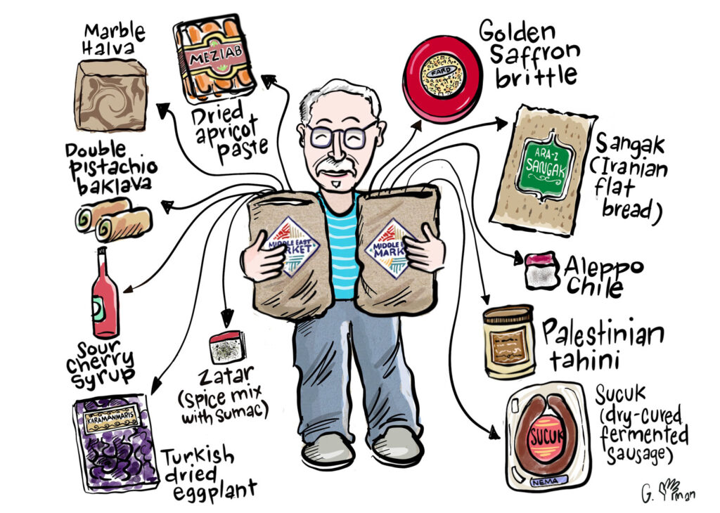 SHOP & EAT: Artist Gary Handman at the Middle East Market